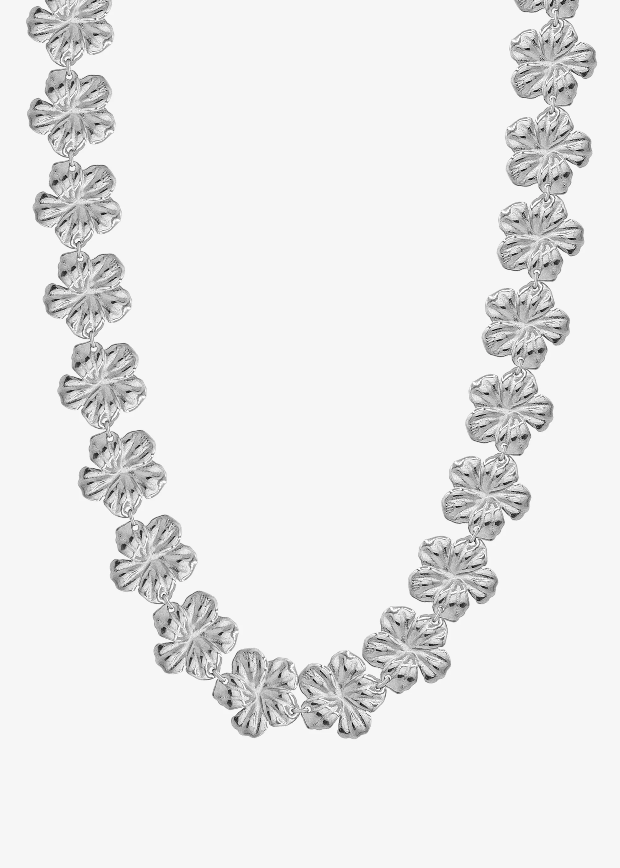 LEI LARGE NECKLACE PLATA